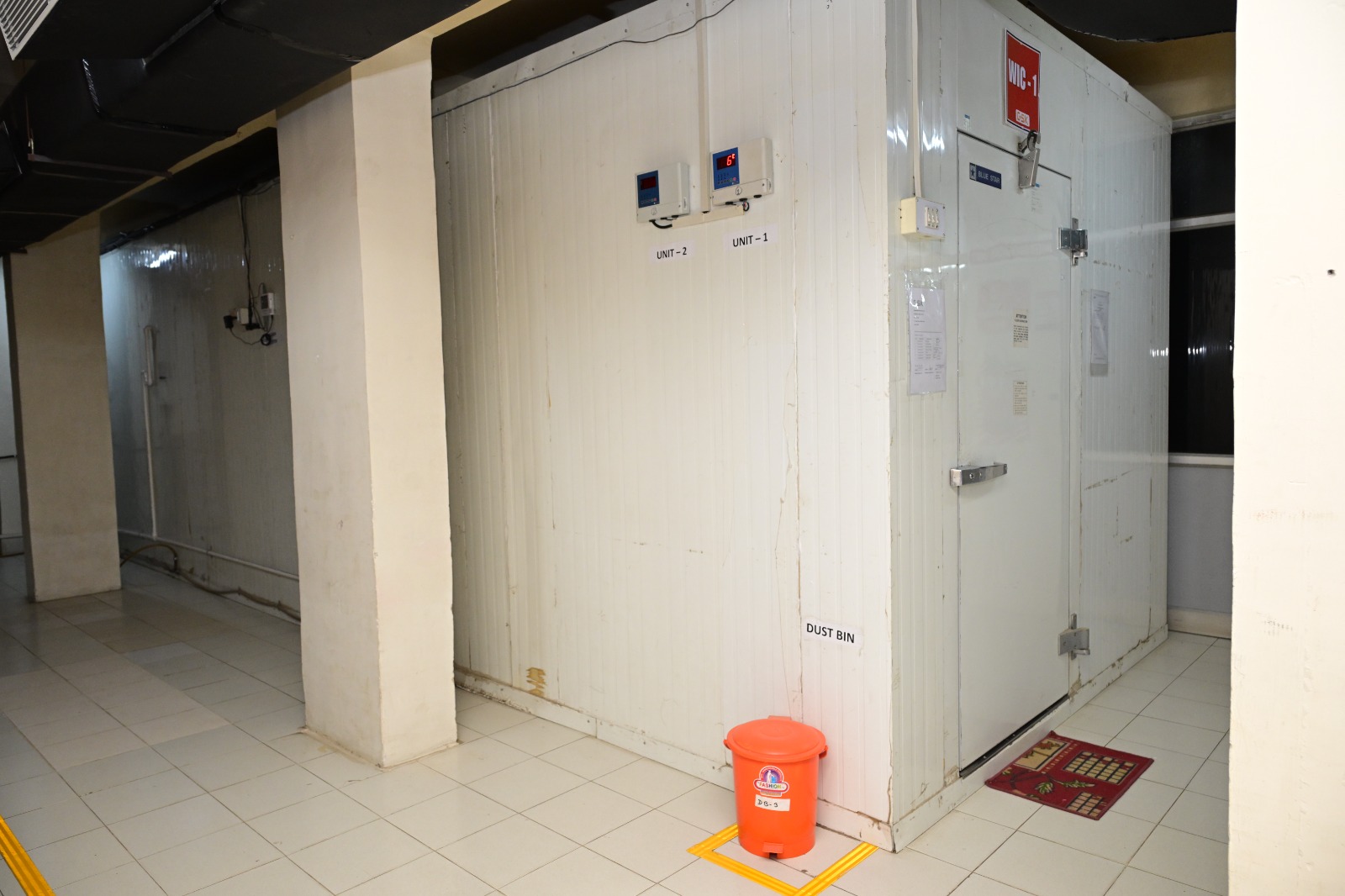 Blue Star Walk-in Cooler — Cold-Chain Storage
